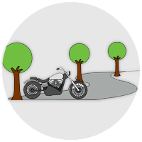 Motorrad GPS Tracker im Alltag beim Motorrad Fahren